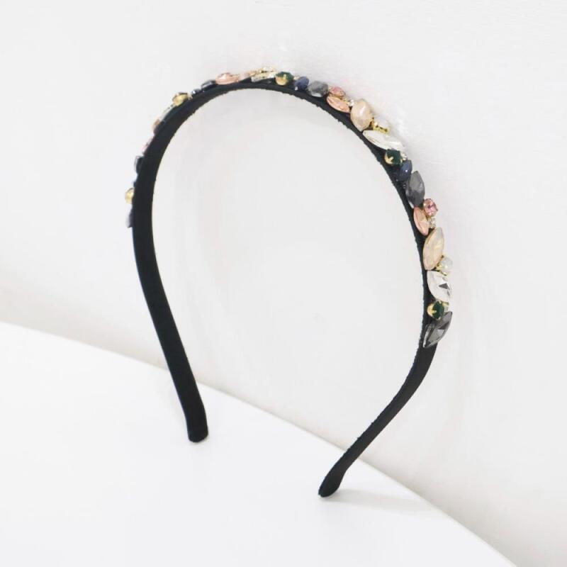 Women s Black Multicolor Hairband Headband A29456_1