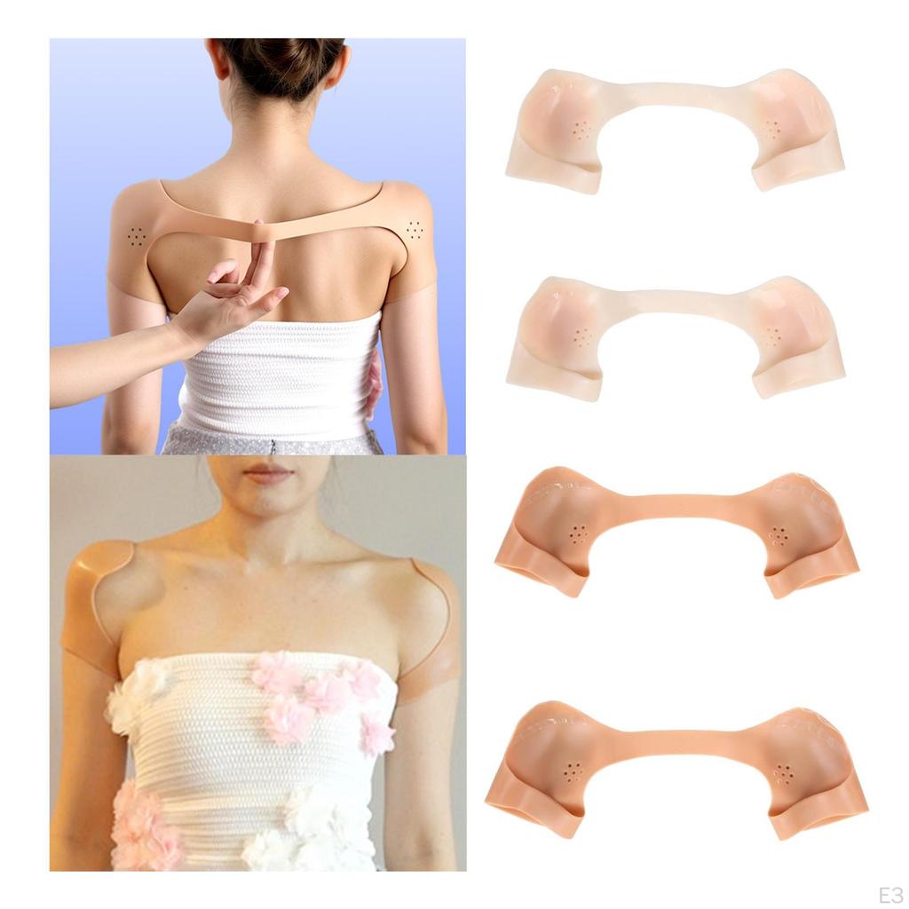 Wiederverwendbare und stilvolle Silikon-Schulterpolster für Hemden, Anzüge, Damen, Herrenröcke