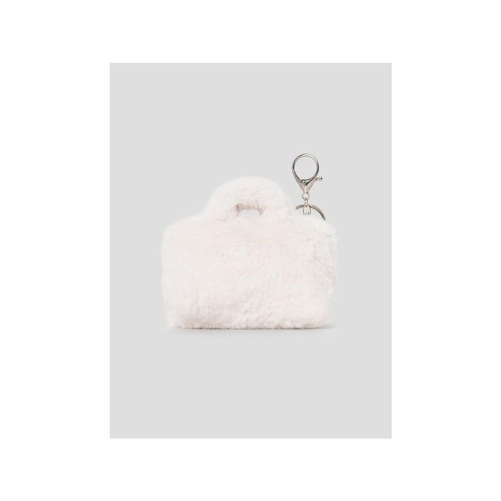 8SECONDS Fur Bag Keychain Ivory (195X8ZWY20)