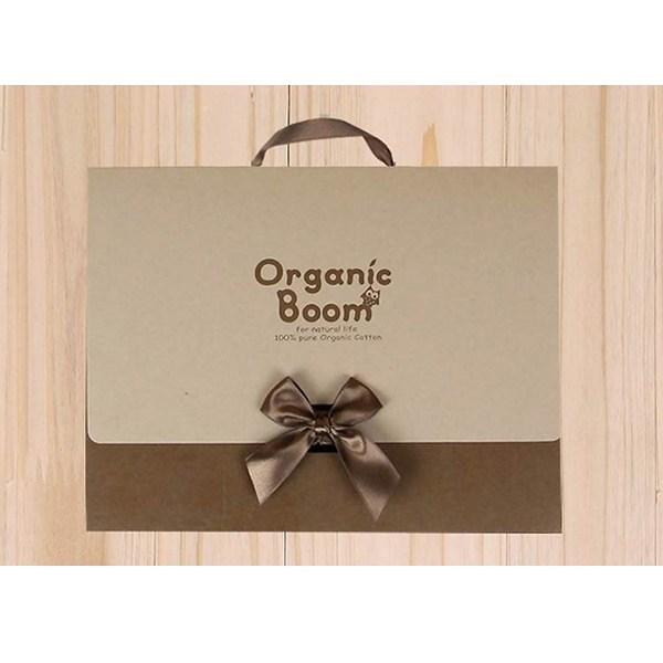 Organic Boom 5dílná kojenecká dárková sada pro dívky z přírodních, korejských kojeneckých výrobků