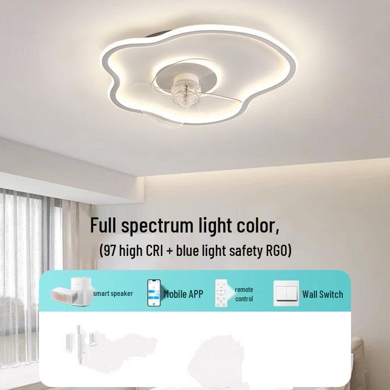 NuFeng 50cm Cloud Smart Ceiling Fan with LED Light
