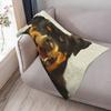 Rottweiler Throw Blanket Fashion Sofas Bed Single Quilt Sofas Custom Blankets