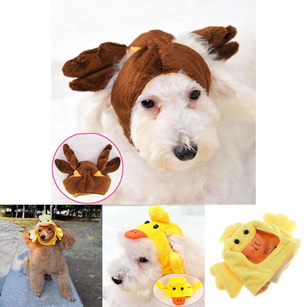 Entzückende Hübsche Haustier Hund Katze Hut Mütze mit Rentier- und Entenkostümen