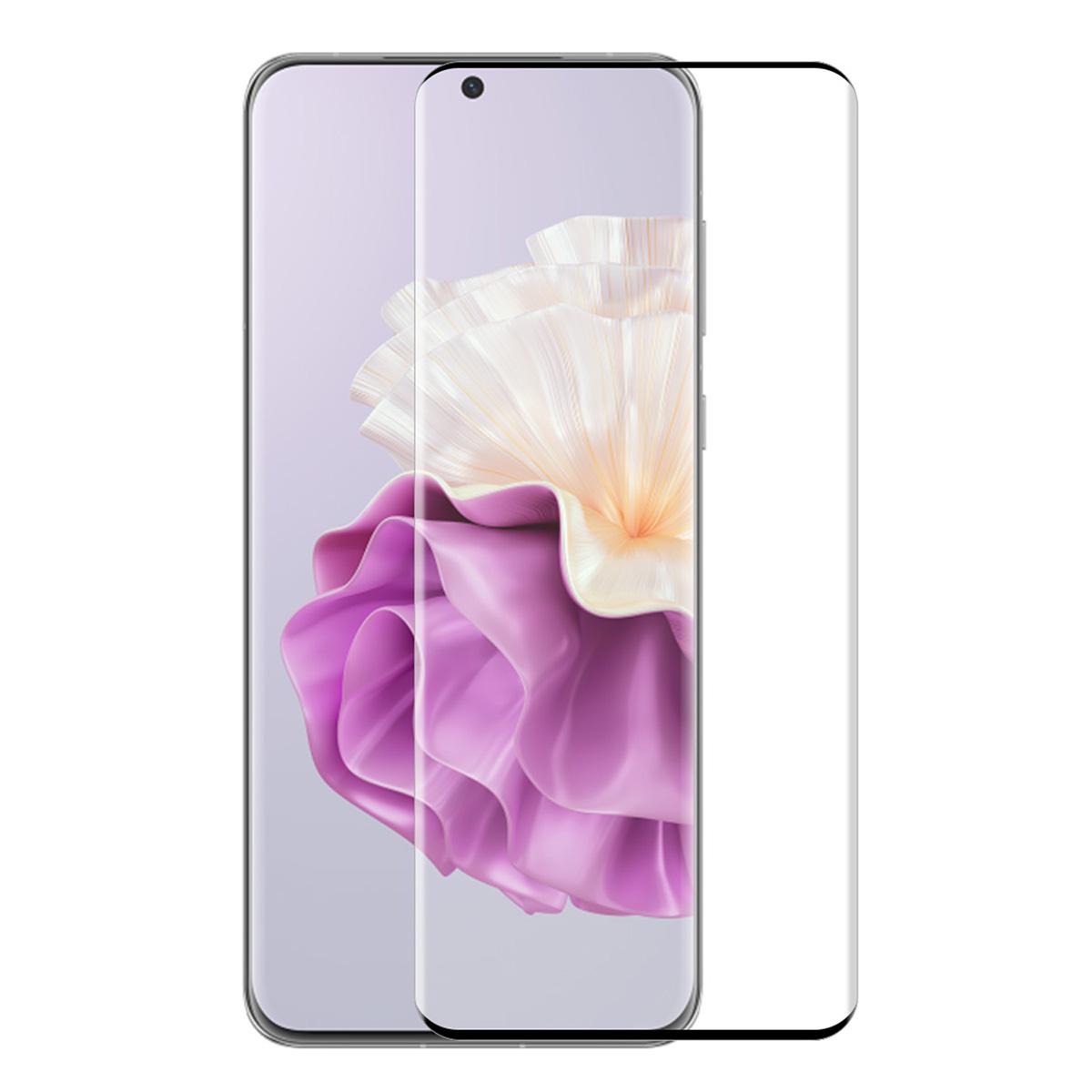 

ENKAY HAT PRINCE Screen Protector for Huawei P60/P60 Pro/P60 Art 3D Curved Side Glue Tempered Glass Full Cover Film Type A