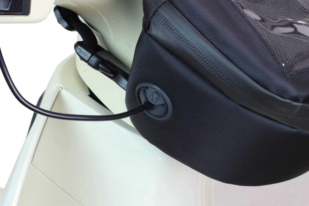 SP Takegawa Touring Bag Handlebar Black (for Cowl) 08-01-0175