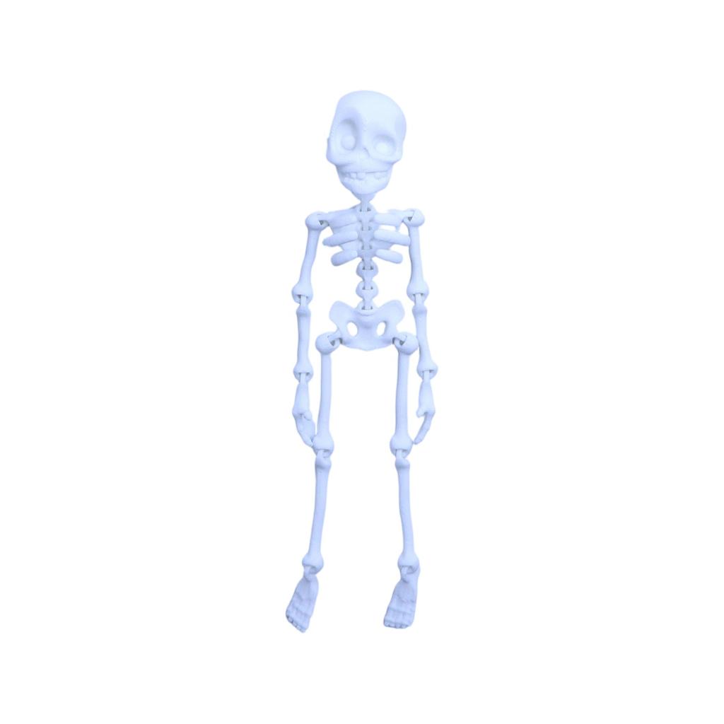 Esqueleto Humano Impresso em 3D Articulação Móvel Brinquedo de Halloween Infantil Ímã de Geladeira Criativo