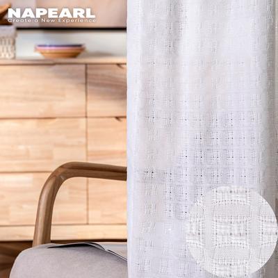 1 BUC Modern Clasic Material Textil Tifon Voal Cortină Translucidă Lux pentru Sufragerie Dormitor Decor Acasă