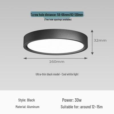 OEING Runde 30W LED Deckenleuchte