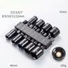 Strong Magnetic Hex Shank Nut Driver Bit Set Metric Hex Socket Drill Bits High Torque Anti-slip Power Tool Kit Motorcycle Repair