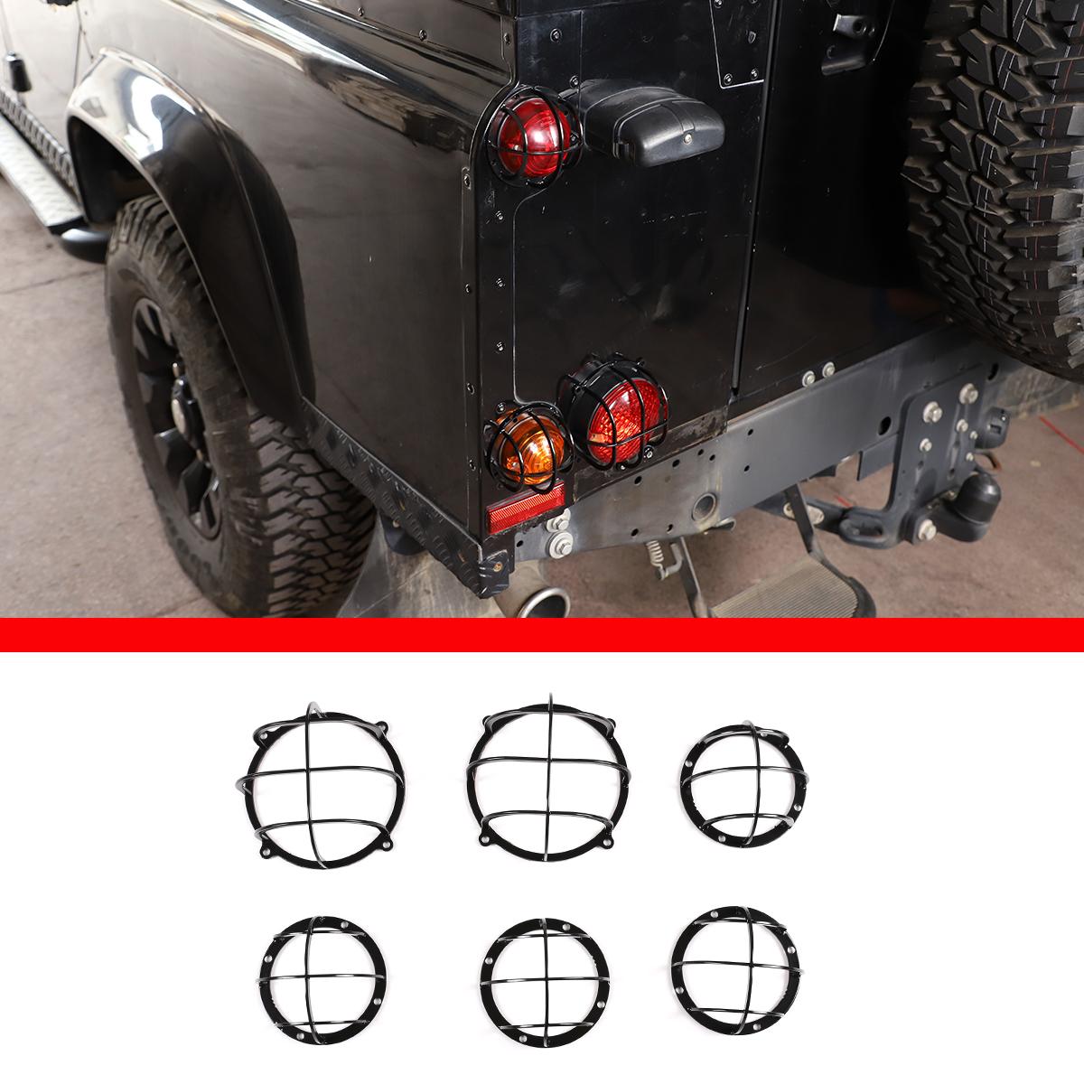 

Защитный чехол для автомобильных фар, задний фонарь для Land Rover Defender 2014-автомобильный светильник, декоративный корпус, внешний Tail Lamp Cover