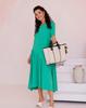 Lockeres Kleid mit unteren Volants ISSA Plus