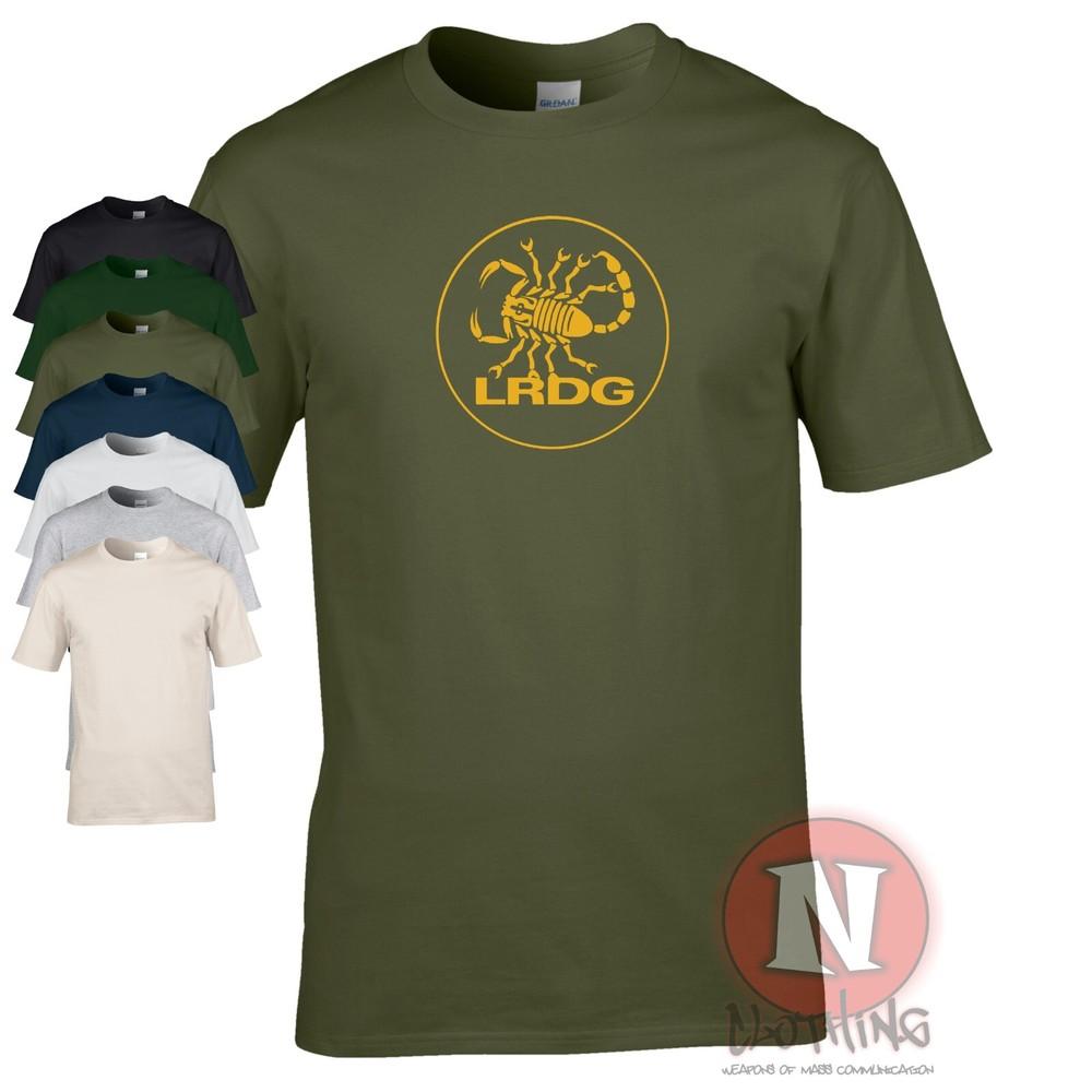 

Lrdg Camiseta Largo Alcance Desierto Grupo Ejército Británico Especial Fuerza 3XL
