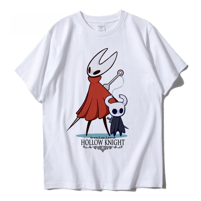 2025 Léto Hollow Knight Silksong Krátký Rukáv Herní Merch Bavlna Čmelák Grafika Vintage Trička Unisex Topy Trička