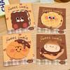 Ins Cute Biscuits Food Games Notes for Students High Value Sticky Creative Special Shaped Messages Times Office School Supplies