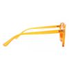 Full Rim Square Transparent Honey Brown Smartbuy Glasses