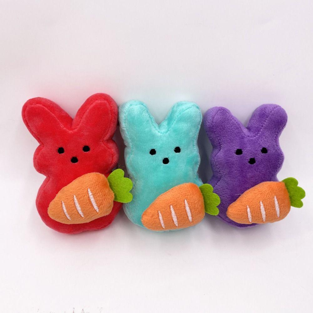 

Soft Easter Bunny Plush Doll Simulation Cute Animal Doll Holiday Decorations червоний