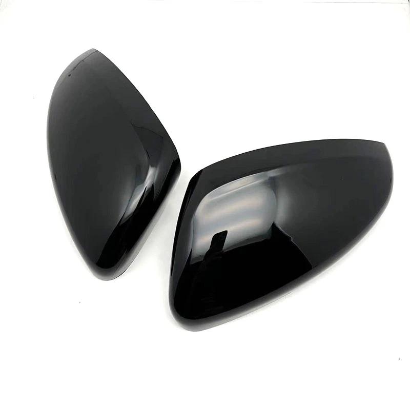 

For Peugeot 308 2014- Car Replacement Rearview Side Mirror Cover Wing Cap Exterior Door Rear View Case Trim Carbon Fiber чёрный