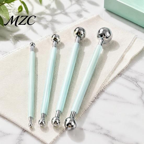 Stainless Steel Ball Rods 4Pcs Polymer Clay Shaping Tool Set, Sculpting Stick with Cake Ball, 4 Size DIY Fondant Pottery Modeling Tools