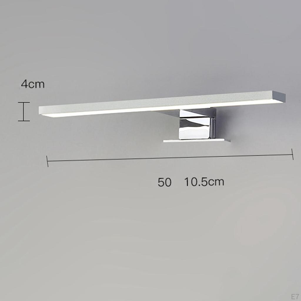 3000 Cabinet Lights, Front Lamp Rectangular Waterproof Fixtures Bathroom Light for Mirror Bedside