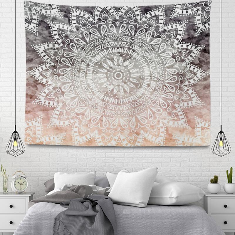 Vintage Bohemian Mandala Tapestry Aesthetic Room Home Decoration Wall Hanging Cloth Living Room Bedroom Decor Tapestries