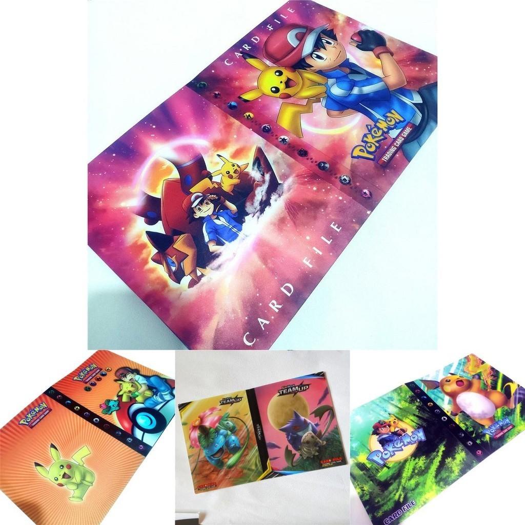 Livro de Cartas Colecionáveis Pokmon Pet Genie Com 240 Suportes e Capa Vibrante Para Presente de Dia das Crianças