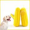 New Pet Vocal Toy Latex Corn, Durable Teething Dog Toy Simulation Corn
