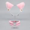 Handmade Lace Bow Choker With Bell Pendant Animal Ear Headband Set Lolita Style