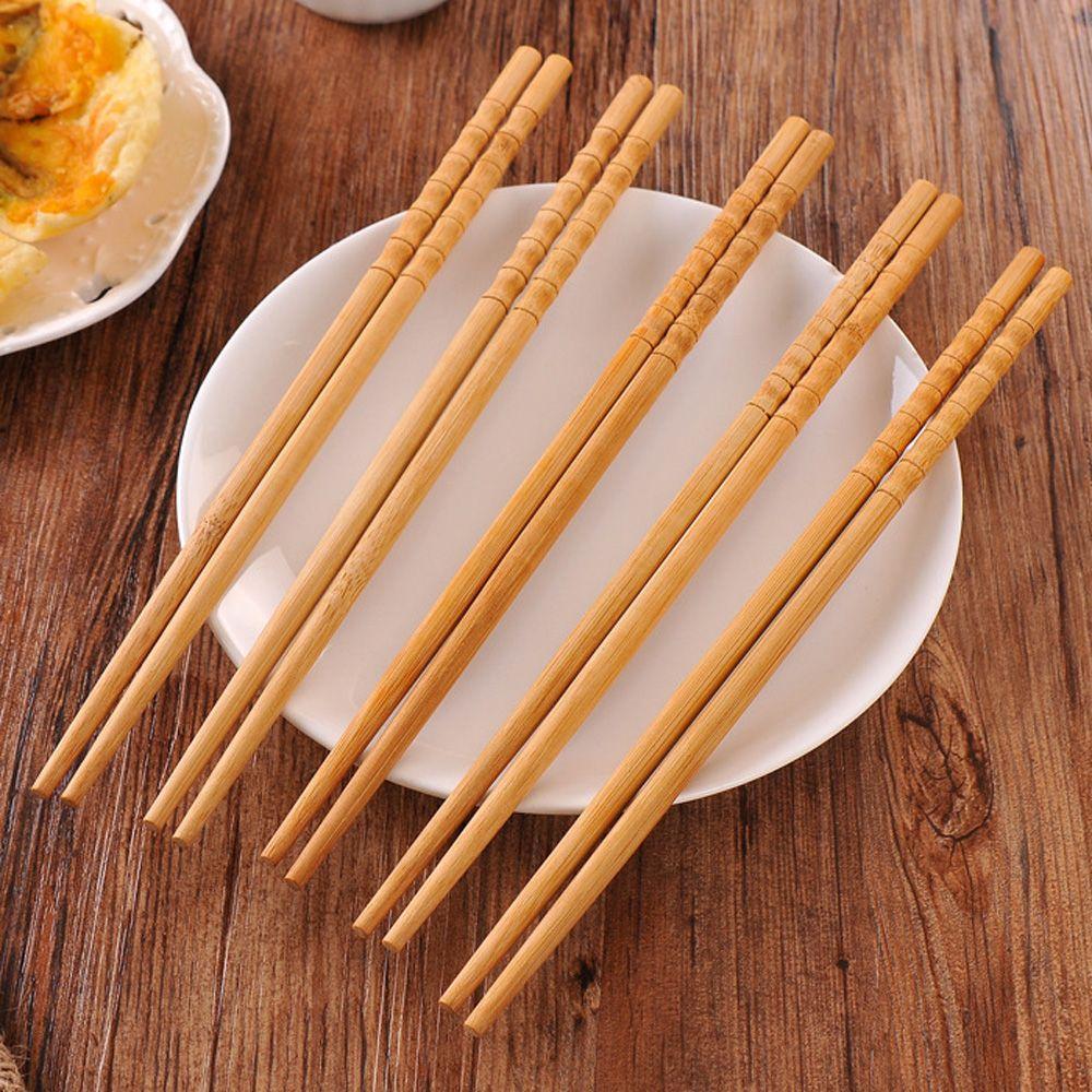 Reusable Home & Kitchen Sushi Chinese Food Wood Chopsticks Dinnerware Flatware Wooden Tableware