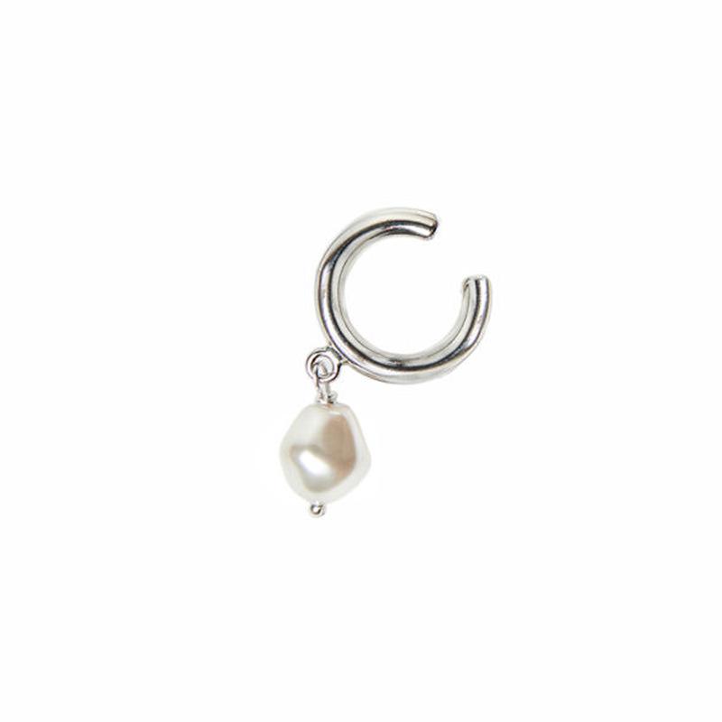 

Жемчужные клипсы для ушей женские, холодные ветры, металлические клипсы для ушей, серьги, клипсы для ушей, длинные клипсы для ушей, безболезненные клипсы для ушей серебряный