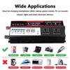 4USB DC12/24V To AC 110V/220V Solar Power Car InvertersModified Sine Wave Voltage Transformer Car Adapter LCD Display