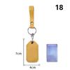 1 Stuks Echt Koeienhuid Kaarthouder Sleutelhanger Sleutelring Deurslot Toegangstags ID-Kaart Hoesje Sleutelhanger Toegangskaart Tas Sleutelring