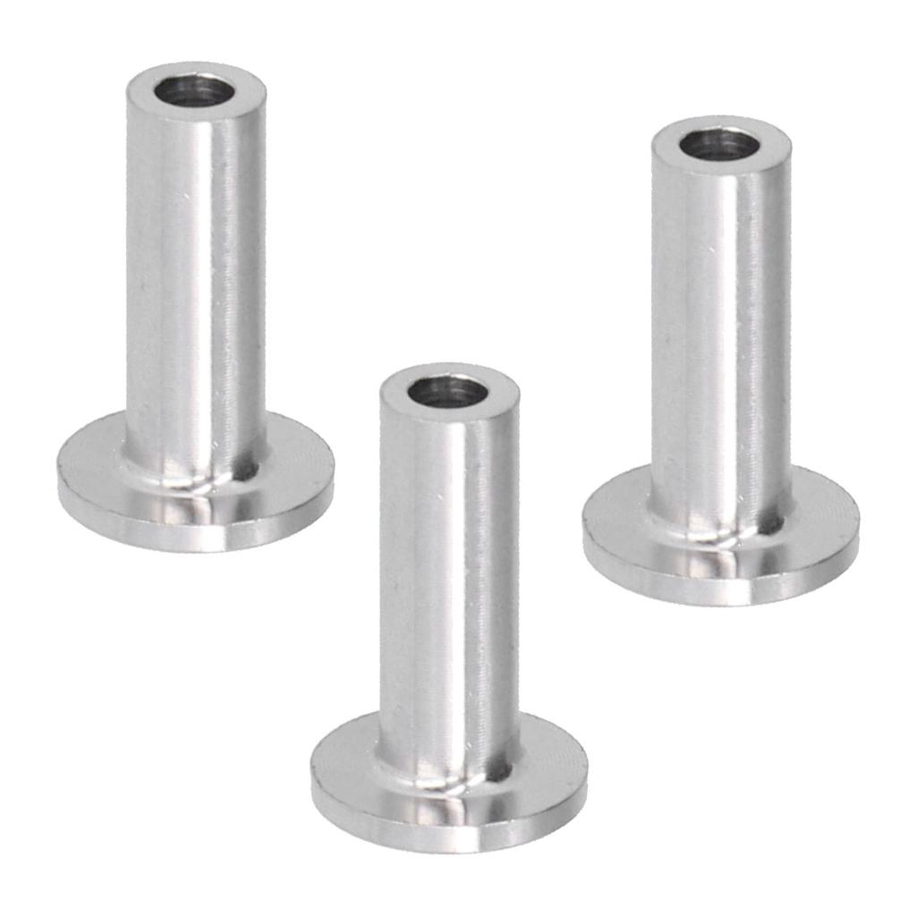 10Pcs Stainless Steel Protector Sleeves High Tensile Strength Anti Fatigue Weatherproof Cable Railing Protector Sleeves