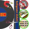 Bandă magnetică autoadezivă Bandă magnetică de cauciuc tăietoare pentru frigider perete DIY Bandă de fixare pentru fotografii postere Instrument de depozitare pentru casă birou