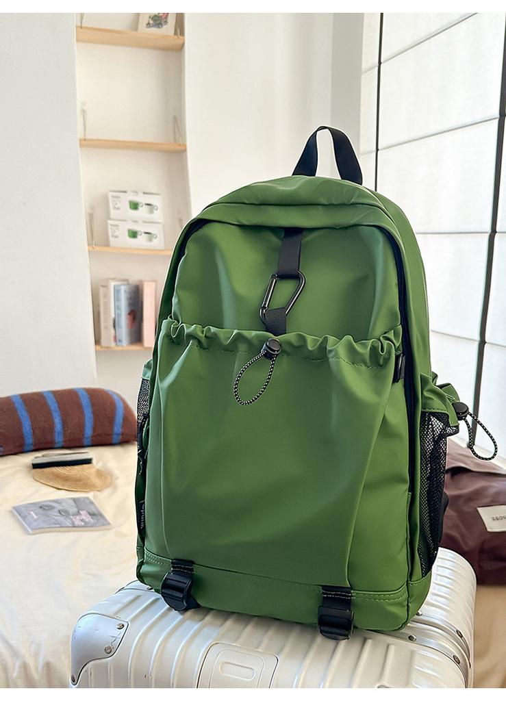 Schoolbag Wilderness Warm Texture Textured Profile Backpack College Students Short Outing Outdoor Hiking Large Capacity Backpack