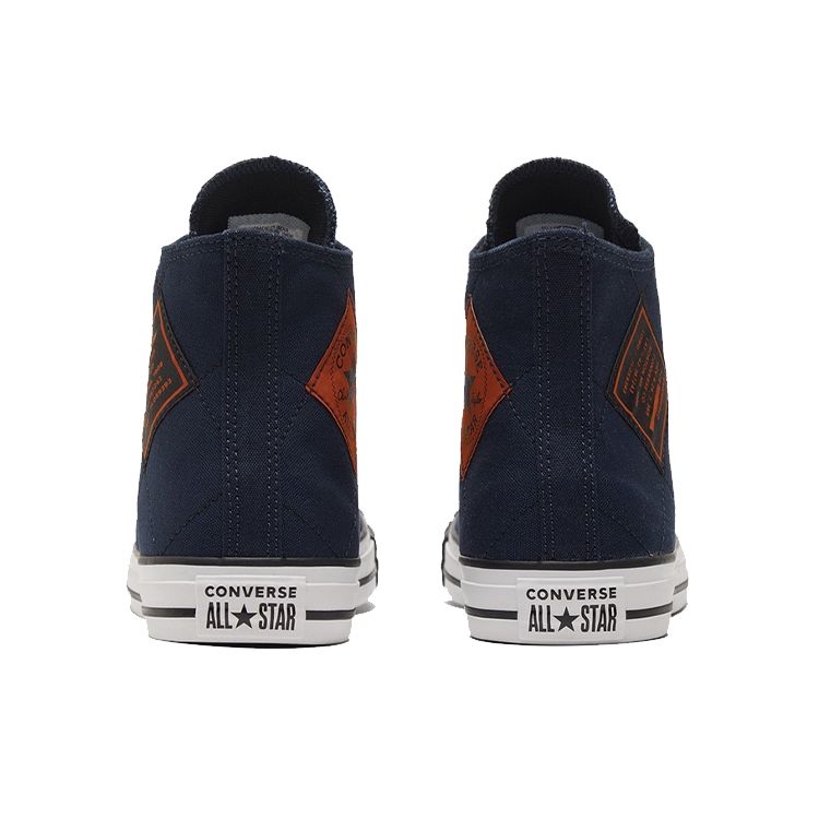 Converse Chuck Taylor All Star Comfortable Versatile Durable Lightweight Shock Absorbing High Top Canvas Shoes Unisex Sneakers Navy-Blue 169600C