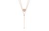 Swarovski Faux Crystal Necklaces Women's Rose Gold 5662877