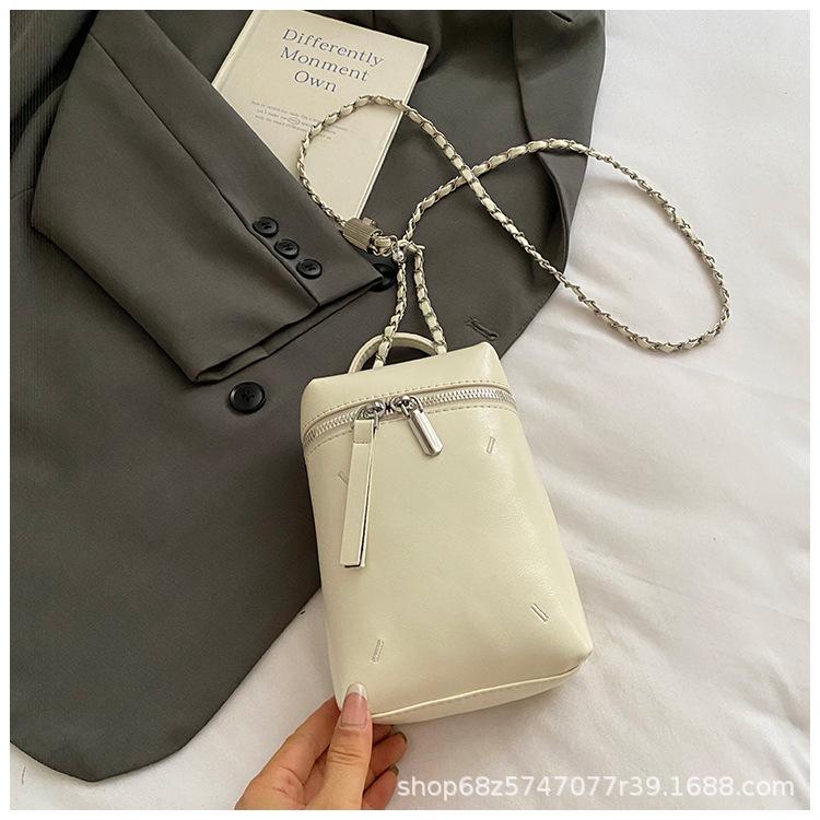 Fashion Trend Casual Simple Small Square Bag Personality 2025 Summer New Foreign Style Niche Women's Shoulder Messenger Bag