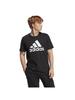 Short Sleeve Essentials Single Jersey Big Logo ECQ96 S [Adidas] T-Shirt Black/White (IC9347)