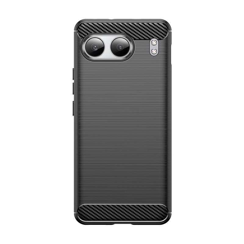 For Deksel OnePlus Nord 4 Deksel For Oneplus Nord 4 Capas Ny Telefon Støtfanger Bakside Armor Karbonfiber Myk TPU OnePlus Nord 4 Fundas