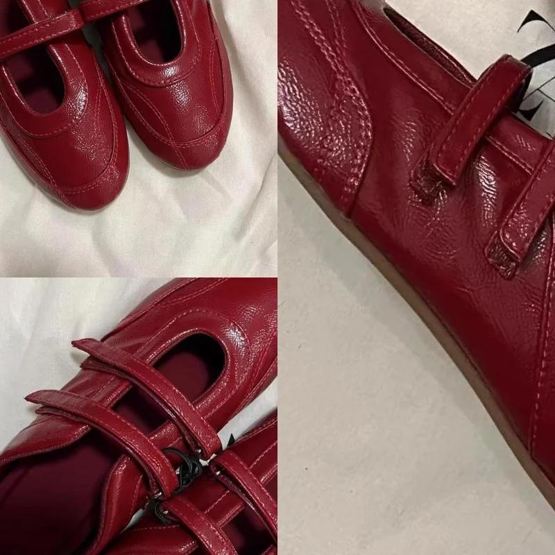 Fashion Women Loafers Shoes Fashion Retro Sandals Flats Elegant Woman Summer Shoes 2025 Trend Designer Shallow Cozy Lolita Zapatos Mujer