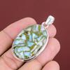 Copper Larimar Pendant Handmade Gemstone Pendant 925 Sterling Silver Pendant Top Quality Copper Larimar Jewelry Unique Pendant Gifts For Him