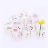 4Pcs 112 Dollhouse Miniature Cartoon Clear Glass Cup Model Simulation Kitchen Furniture Toys For Doll House Decoration