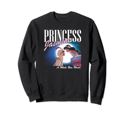 Disney Aladdin and Jasmine Romantic Poster Sweatshirt