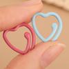 50/5x Colorful Heart Shaped Opening Knitting Crochet Locking Stitch Markers Metal Locking Stiching Rings Sewing Tool Accessories