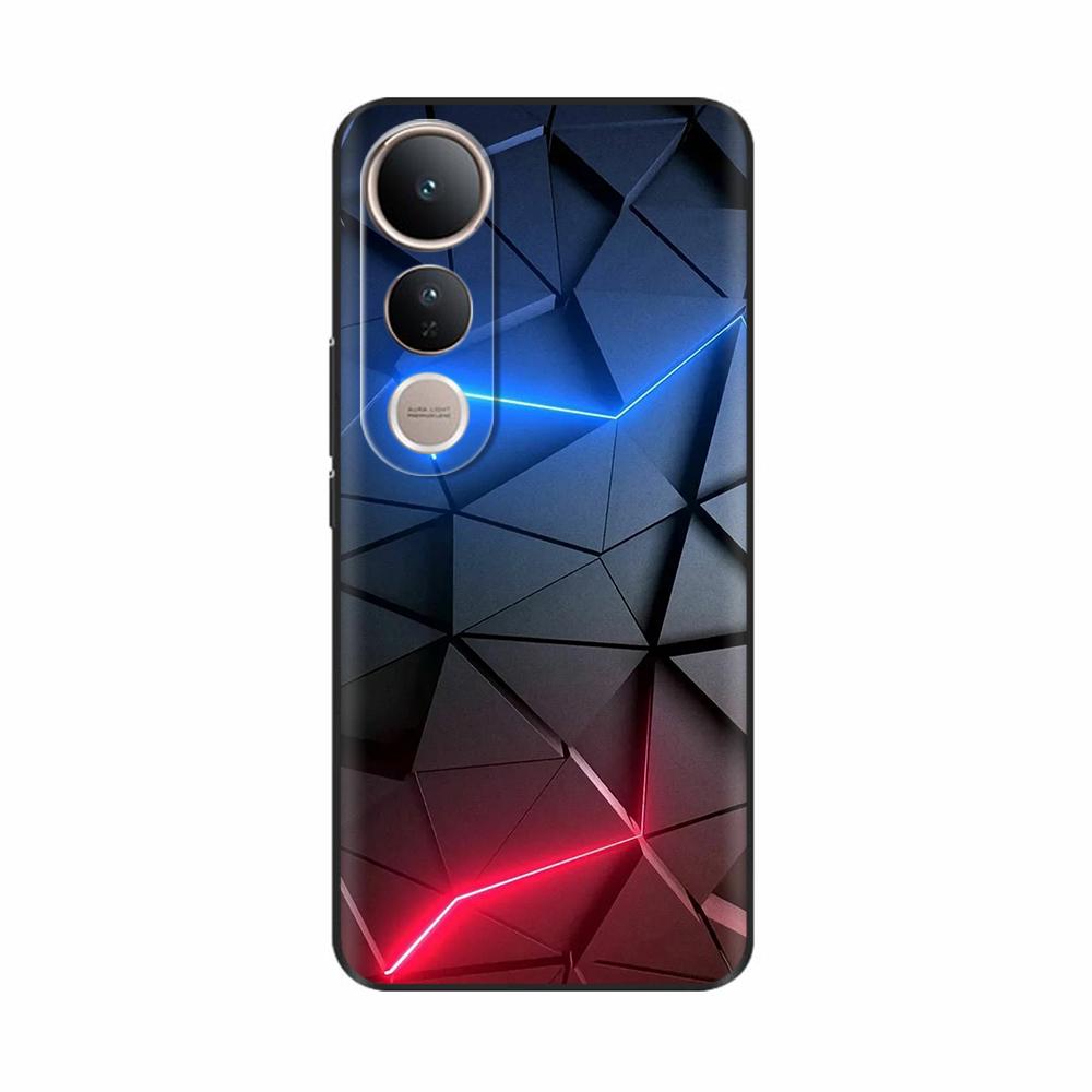 Fundas For Vivo V50 Lite 5G Popular Flowers Cartoon Soft Silicone Phone Back Cover For Vivo V50 V50 Lite 5G 4G Shell Casing Capa