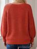 2025 Plus Size V-neck Knit Pullover: European/American Style, Autumn/Winter Women's Casual Sweater