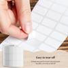6000 Sheets White Durable List Labels Self Adhesive Removable Label Sticker Stationery Sticker