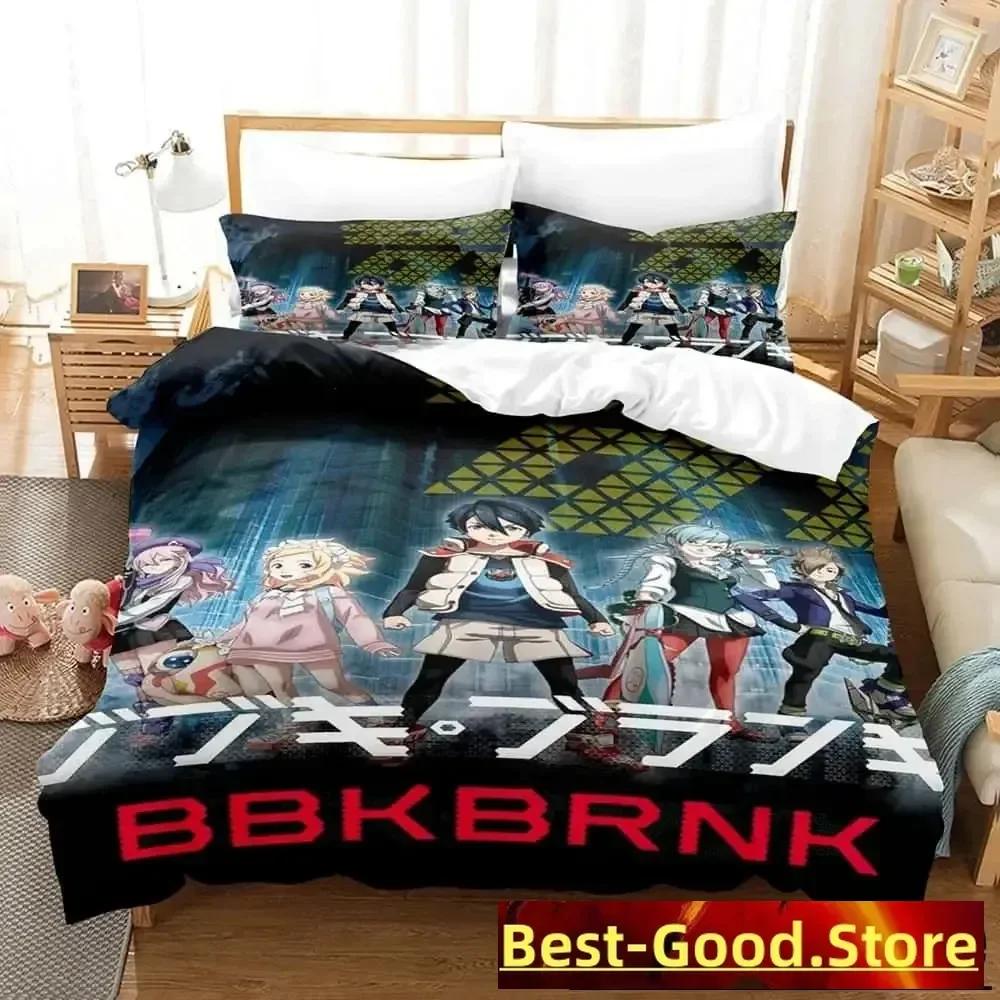 3D Print Anime Bbkbrnk Printed Bed Set Duvet Cover Pillowcase Bedding Set Bed Linen Sheet Quilt Cover Full Queen King Size