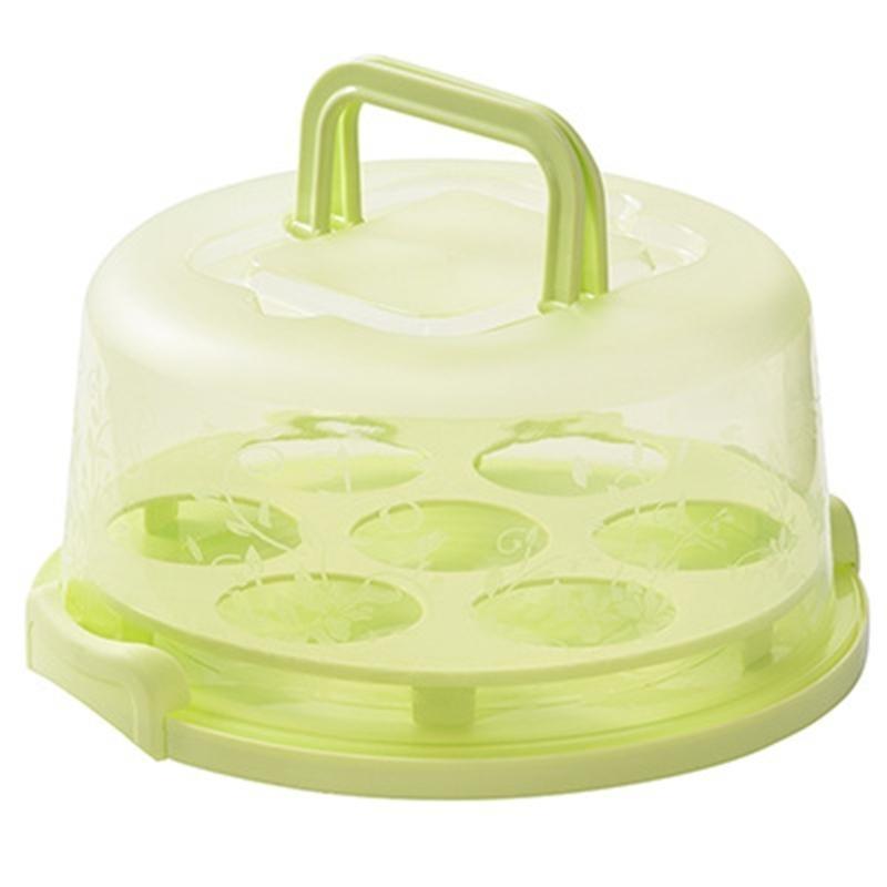 Durable Cake Container Portable Cake Holder for Camping and Outdoor Activities