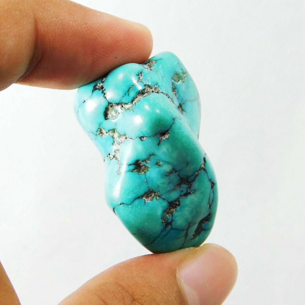 Natural Arizona Blue Turquoise 177 Ct Uncut Rough CERTIFIED Loose Gemstone
